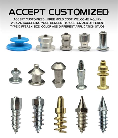 sheet metal screws for tire studs|grip studs for boots.